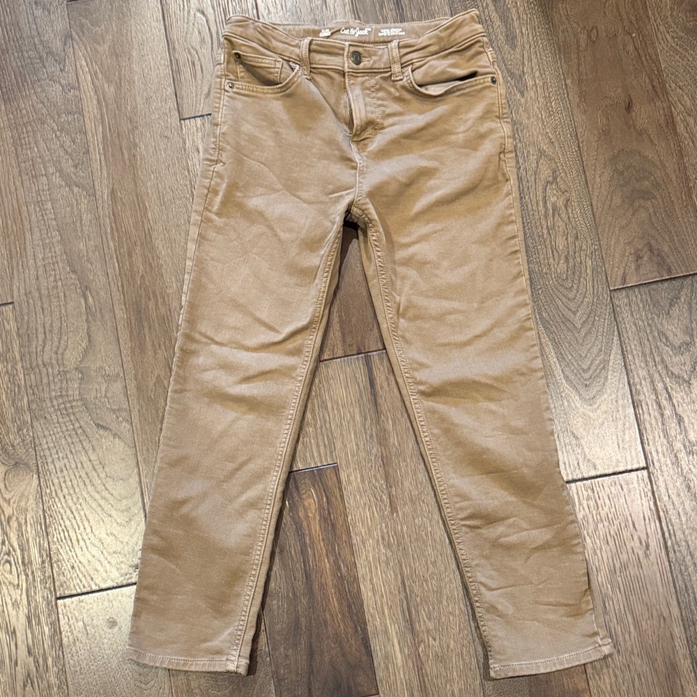 Cat & Jack Super Stretch Slim Pants - Light Brown